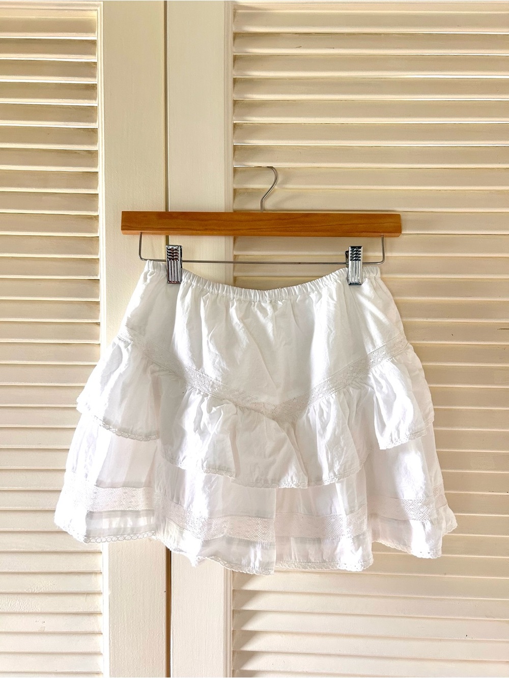 Abercrombie & Fitch High-Rise Drop Waist Mini Skort